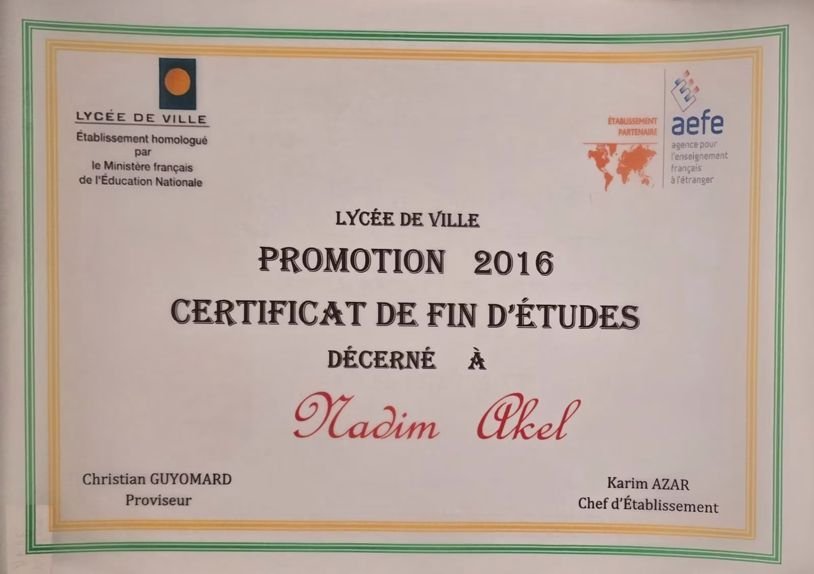 High School Diploma